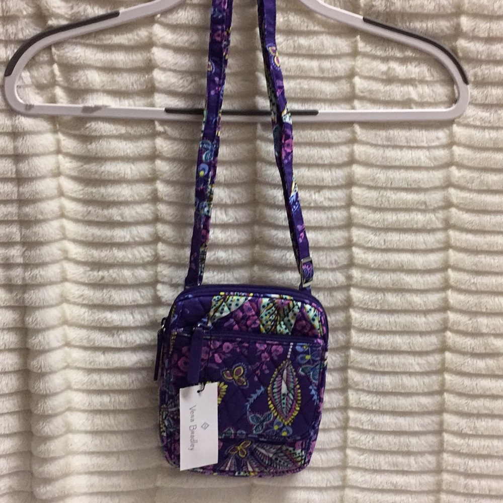 NWT Vera Bradley Mini Hipster - batik leaves